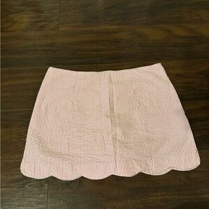 LILY PULITZER pink sear sucker skirt